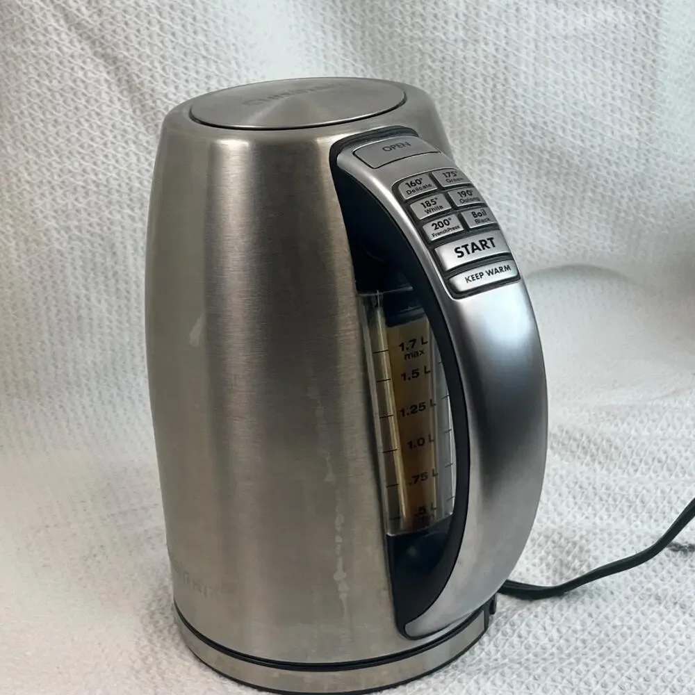 Cuisinart CPK-17 1.7L Programmable Electric Kettle Stainless Steel Tested Works